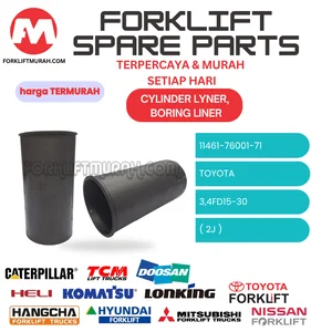 CYLINDER LINER 11461-76001-71 FORKLIFT TOYOTA 3FD15-30 4FD15-30 ENGINE 2J