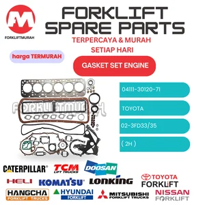 GASKET SET ENGINE 04111-30120-71 FORKLIFT TOYOTA 02-3FD33 02-3FD35
