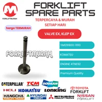 VALVE EX YM129900-11110 FORKLIFT KOMATSU ENGINE 4TNE92