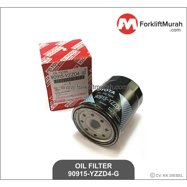 OIL FILTER FORKLIFT TOYOTA PART NO 90915-YZZD4-G -- 90915-20004-G