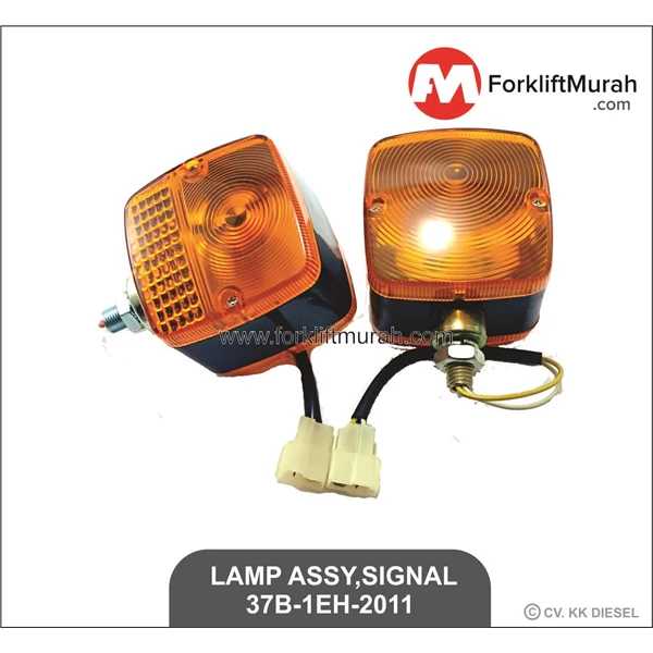LAMP ASSY SIGNAL FRONT 12V FORKLIFT KOMATSU PART NO 37B-1EH-2011