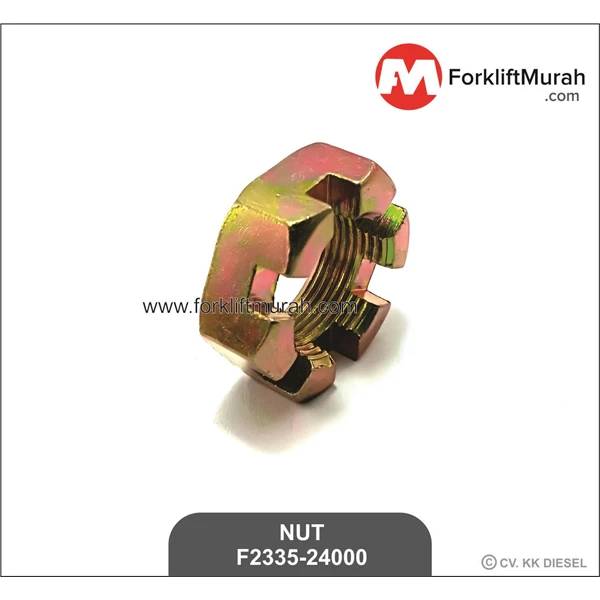 NUT FORKLIFT MITSUBISHI PART NO F2335-24000