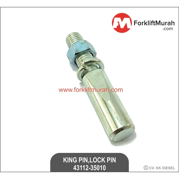 KING PIN LOCK PIN FORKLIFT TOYOTA PART NO 43112-35010
