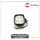 HEAD LAMP SQUARE H3-12V FORKLIFT TOYOTA PART NO 56510-23600-71 1