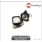 HEAD LAMP SQUARE H3-12V FORKLIFT TOYOTA PART NO 56510-23600-71 2