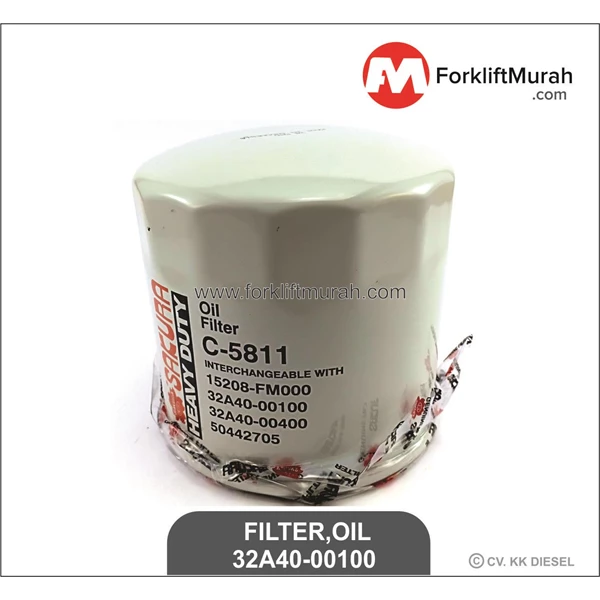 OIL FILTER FORKLIFT MITSUBISHI PART NUMBER 32A40-00100