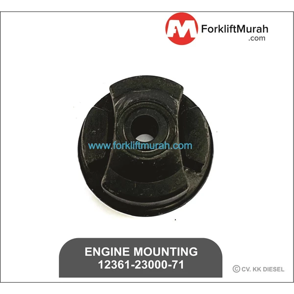 ENGINE MOUNTING FORKLIFT TOYOTA PART NUMBER 12361-23000-71