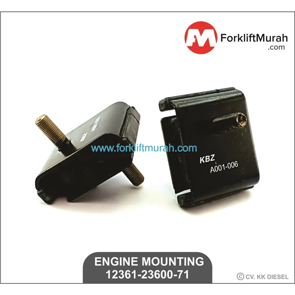ENGINE MOUNTING FORKLIFT TOYOTA PART NUMBER 12361-23600-71