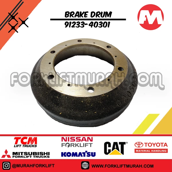 BRAKE DRUM FORKLIFT TCM 91233-40301