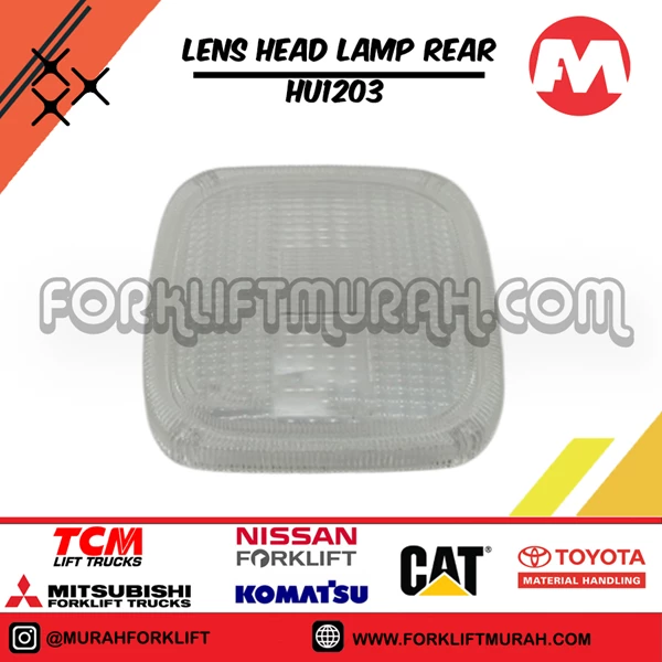 LENS FOR HEAD LAMP FORKLIFT MITSUBISHI HU1203
